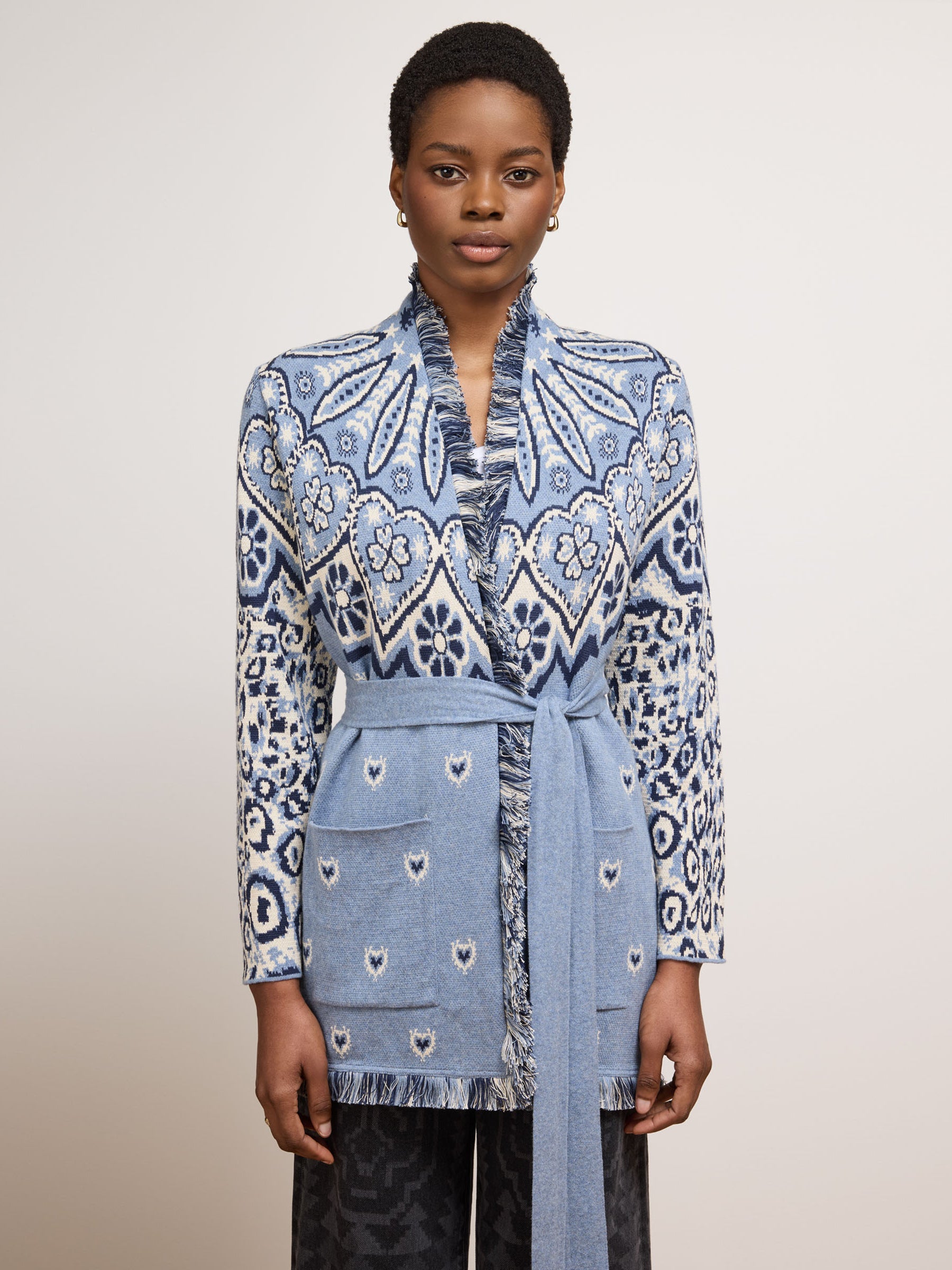 Dalton Cardigan Blue