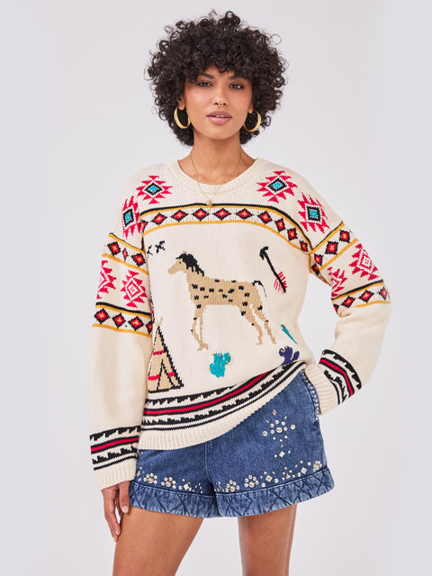 Nomadic Tapestry Jumper Cream