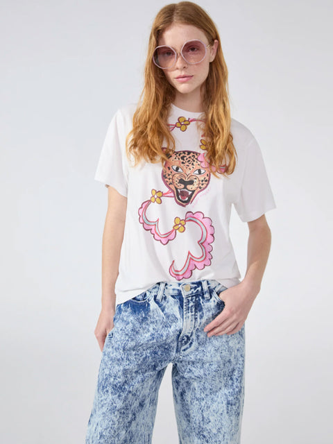 Pink Ribbon Enchanted Leopard T-Shirt