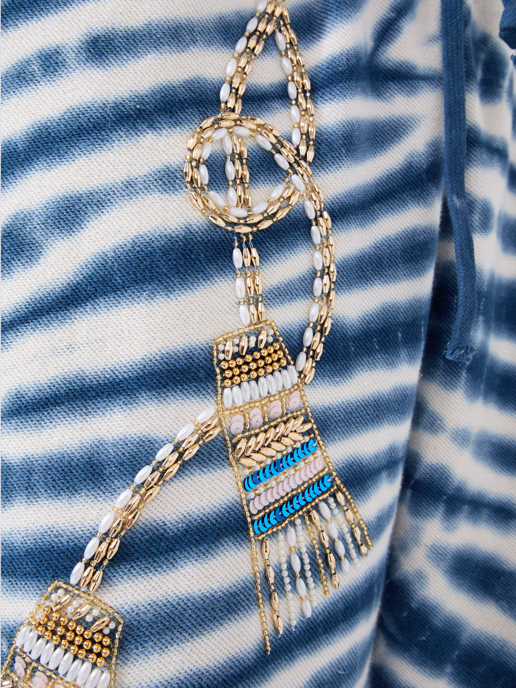 Janis Embellished Joggers Blue