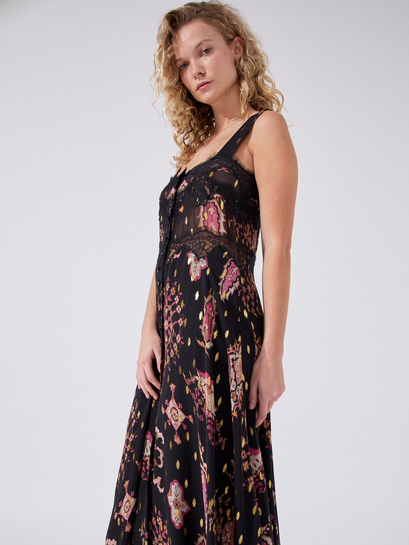 Dylan Lurex Maxi Cami Dress