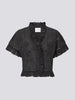 August Embroidered Blouse Black