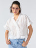 August Embroidered Blouse White