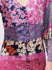 Cherry Blossom Girl Lace Paneled Silk Dress
