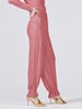 Moonshine Sequin Knit Trousers Pink