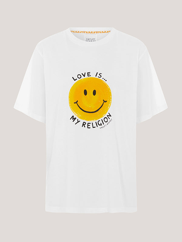 Smiley Love T-Shirt White