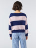 Alma Alpaca Jumper Navy/Pink Stripe