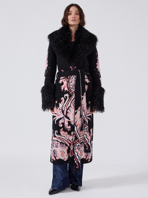 Jimi Merino Coat Black