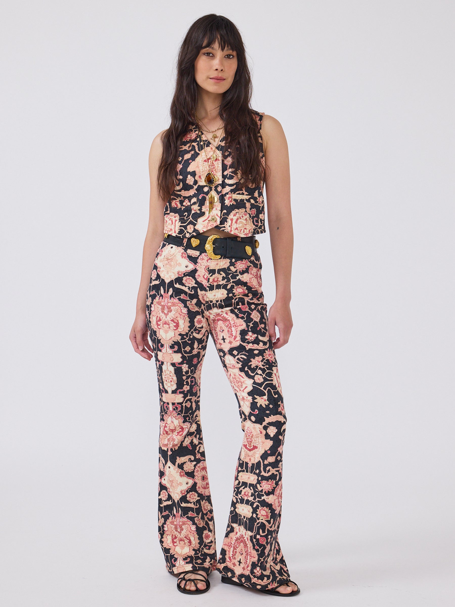 Desert Loom Waistcoat Black