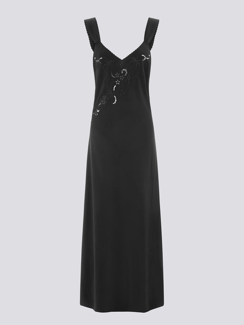 Raye Silk Dress Black