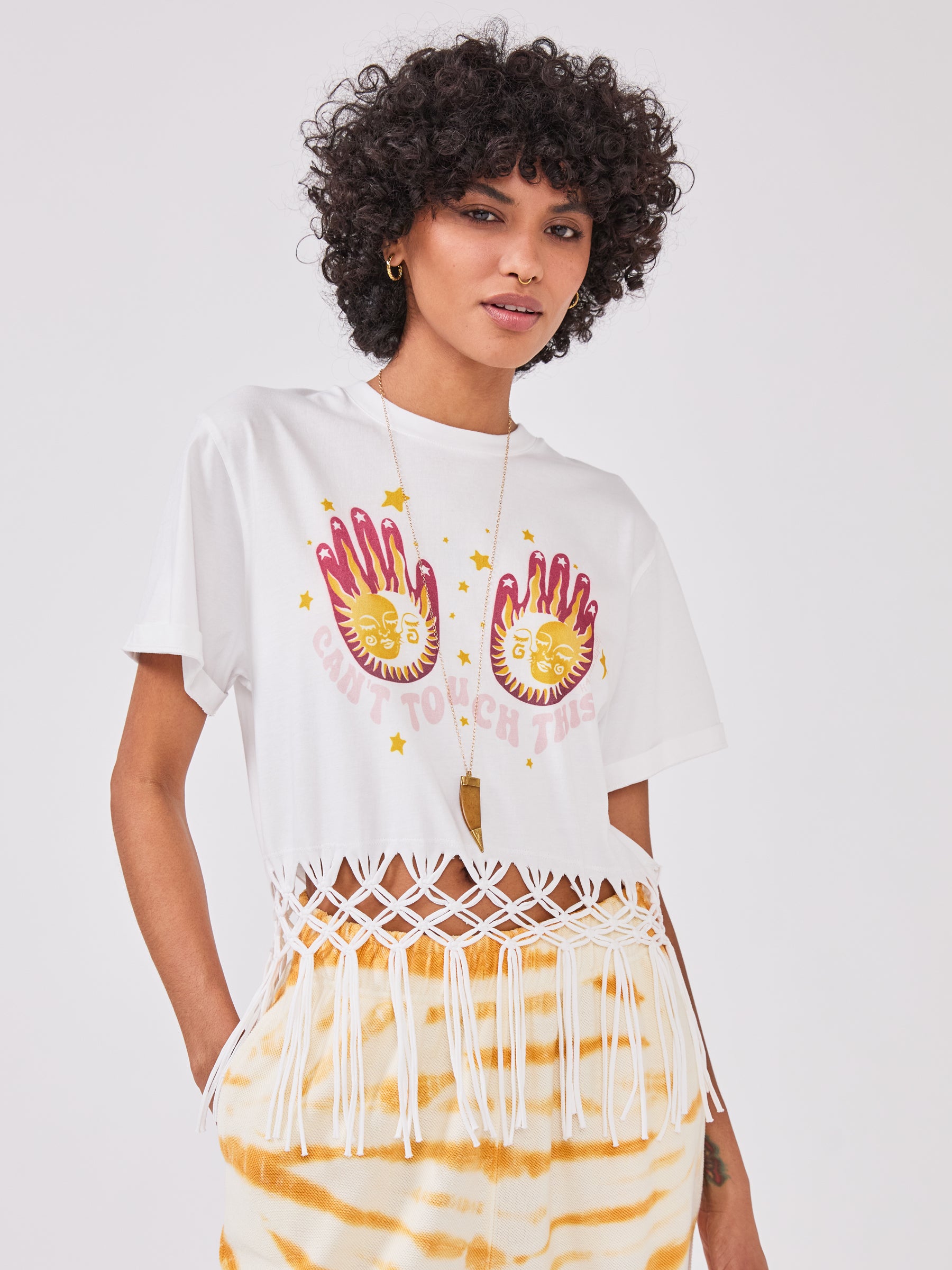 Can't Touch This T-Shirt White – Hayley Menzies