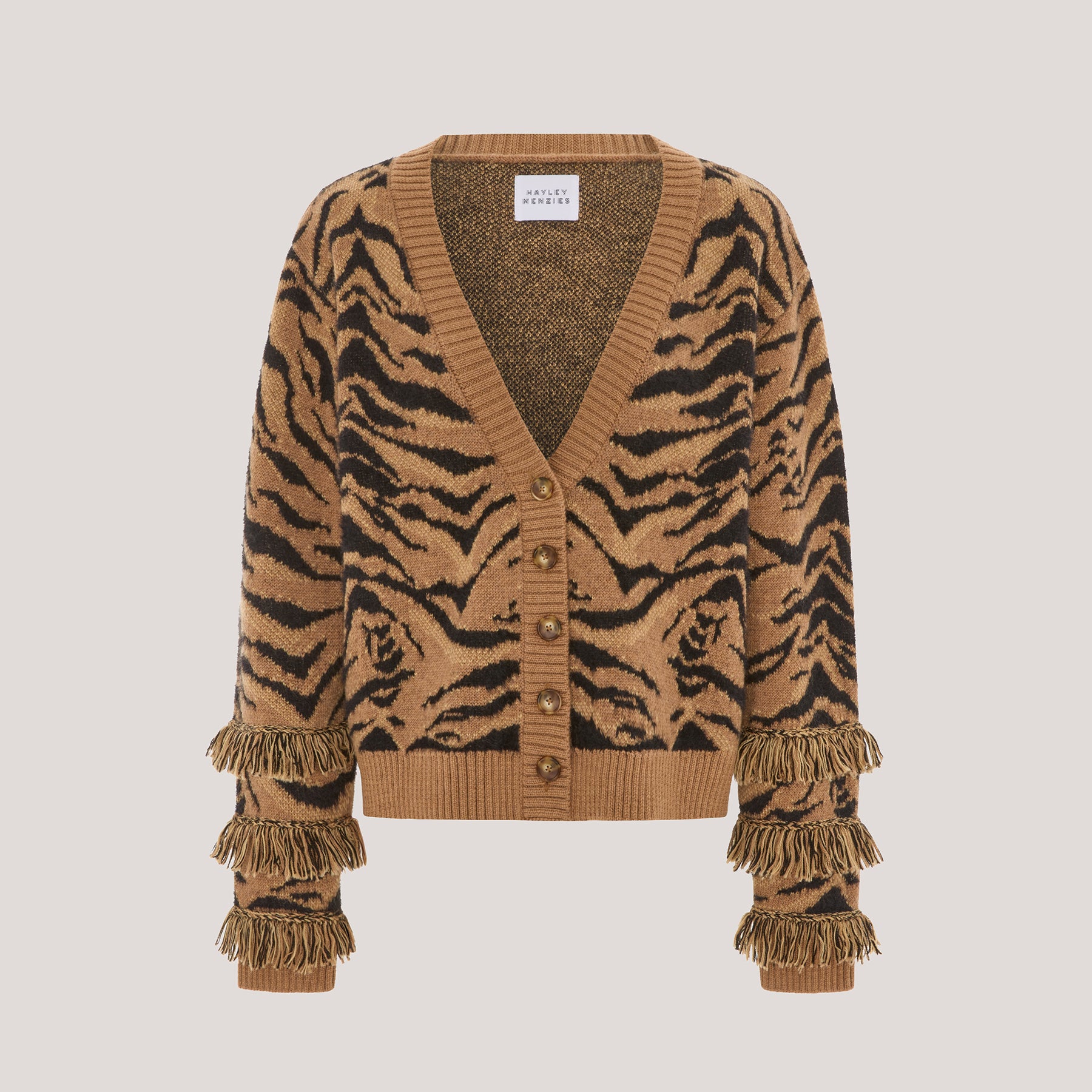 Chalet Cat Cardigan Brown