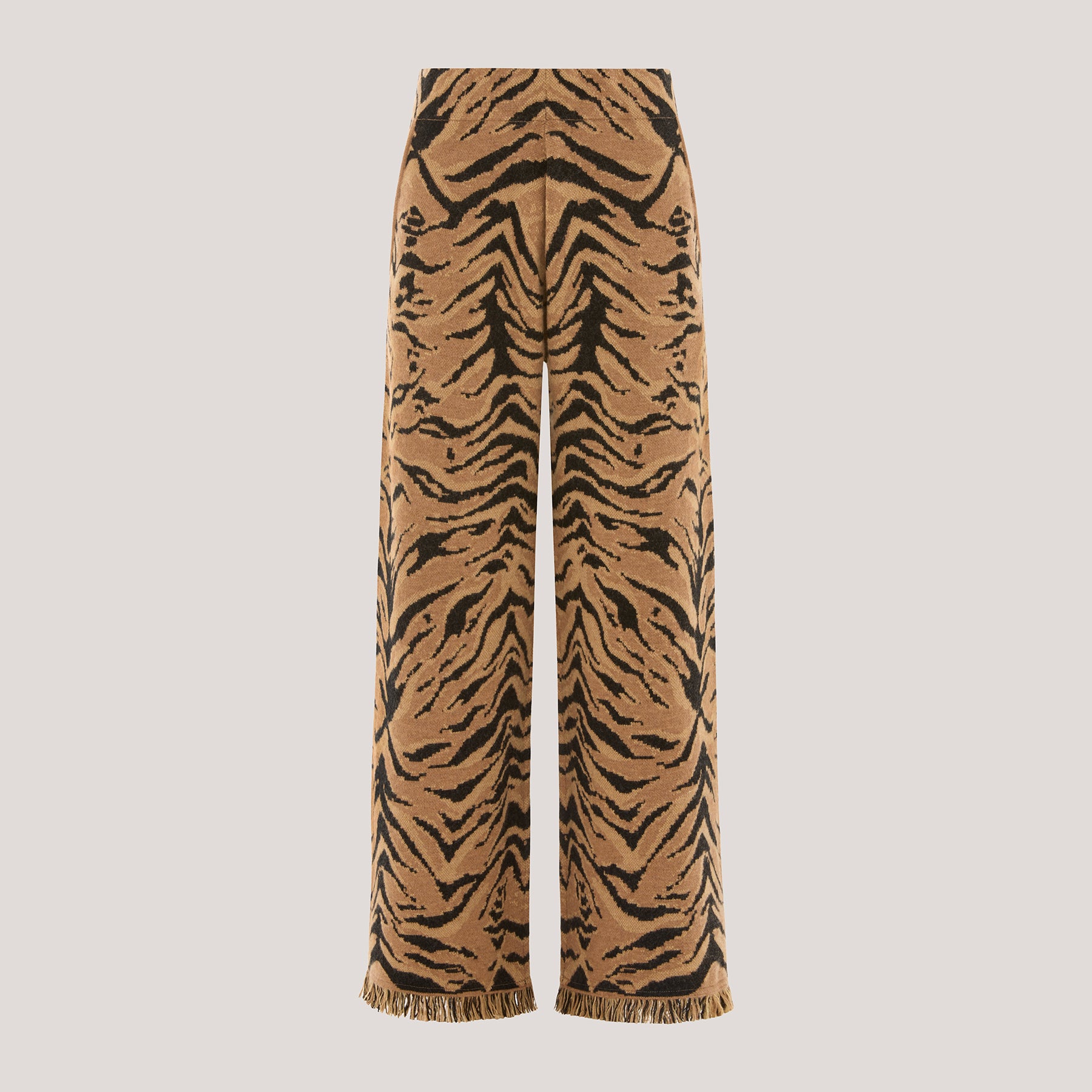 Chalet Cat Knit Trouser Brown