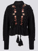 Gloria Alpaca Cardigan Black