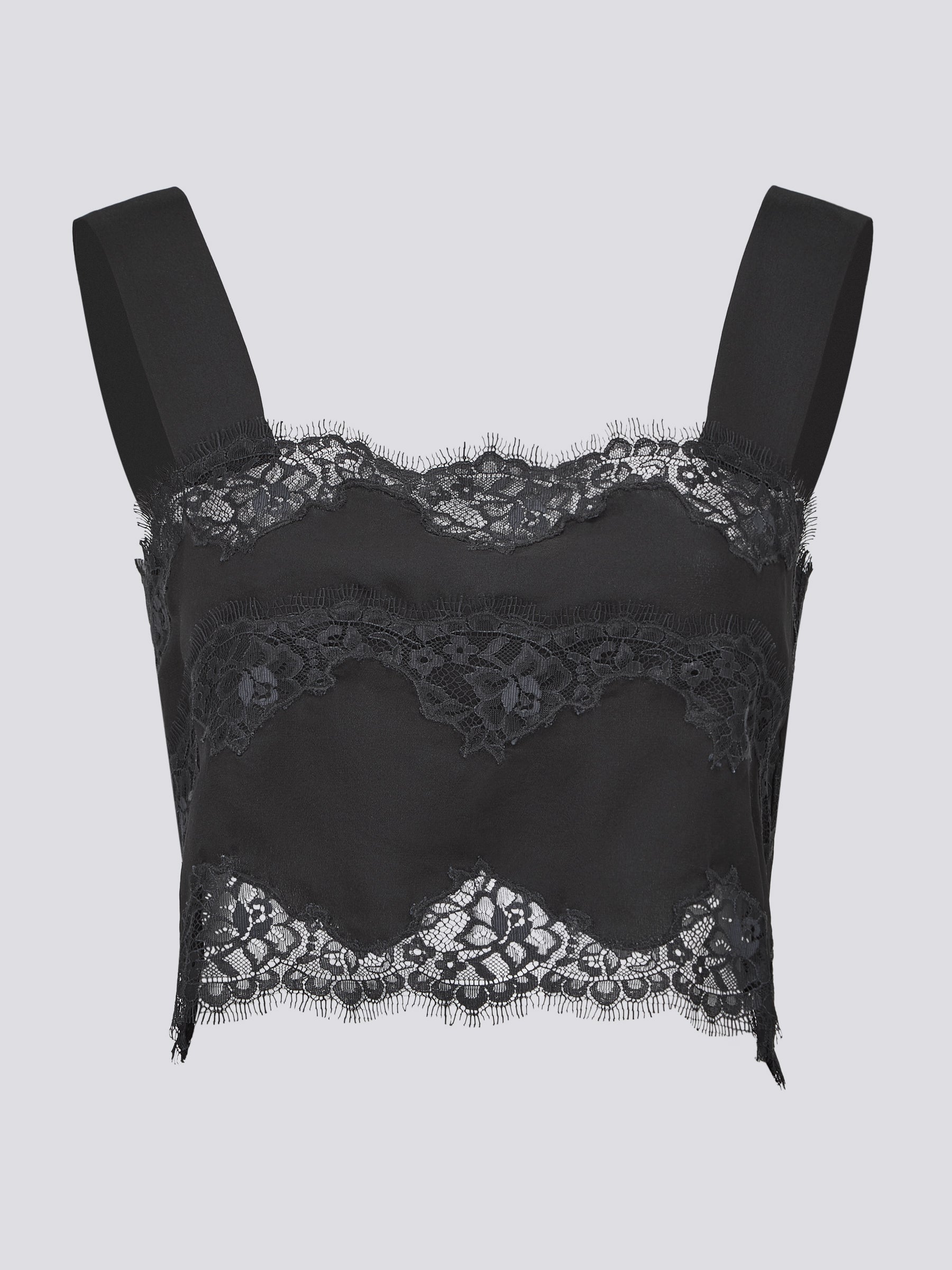 Courtney Silk Cami Black