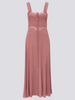 Courtney Silk Maxi Cami Dress Burnt Rose