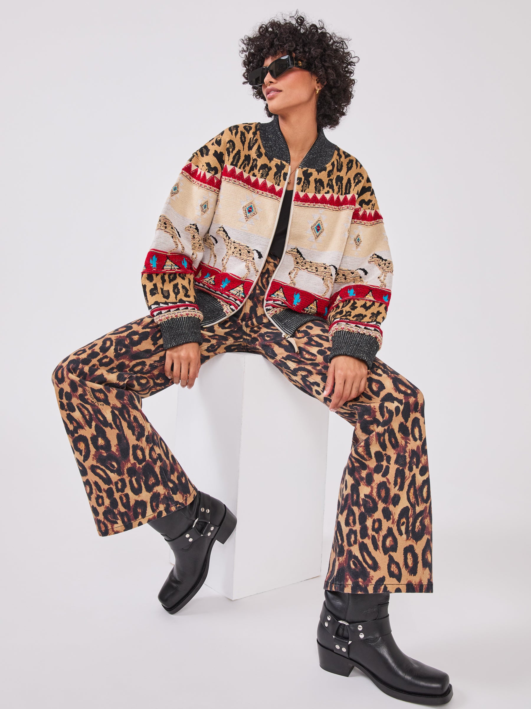 Nomadic Tapestry Bomber Cream