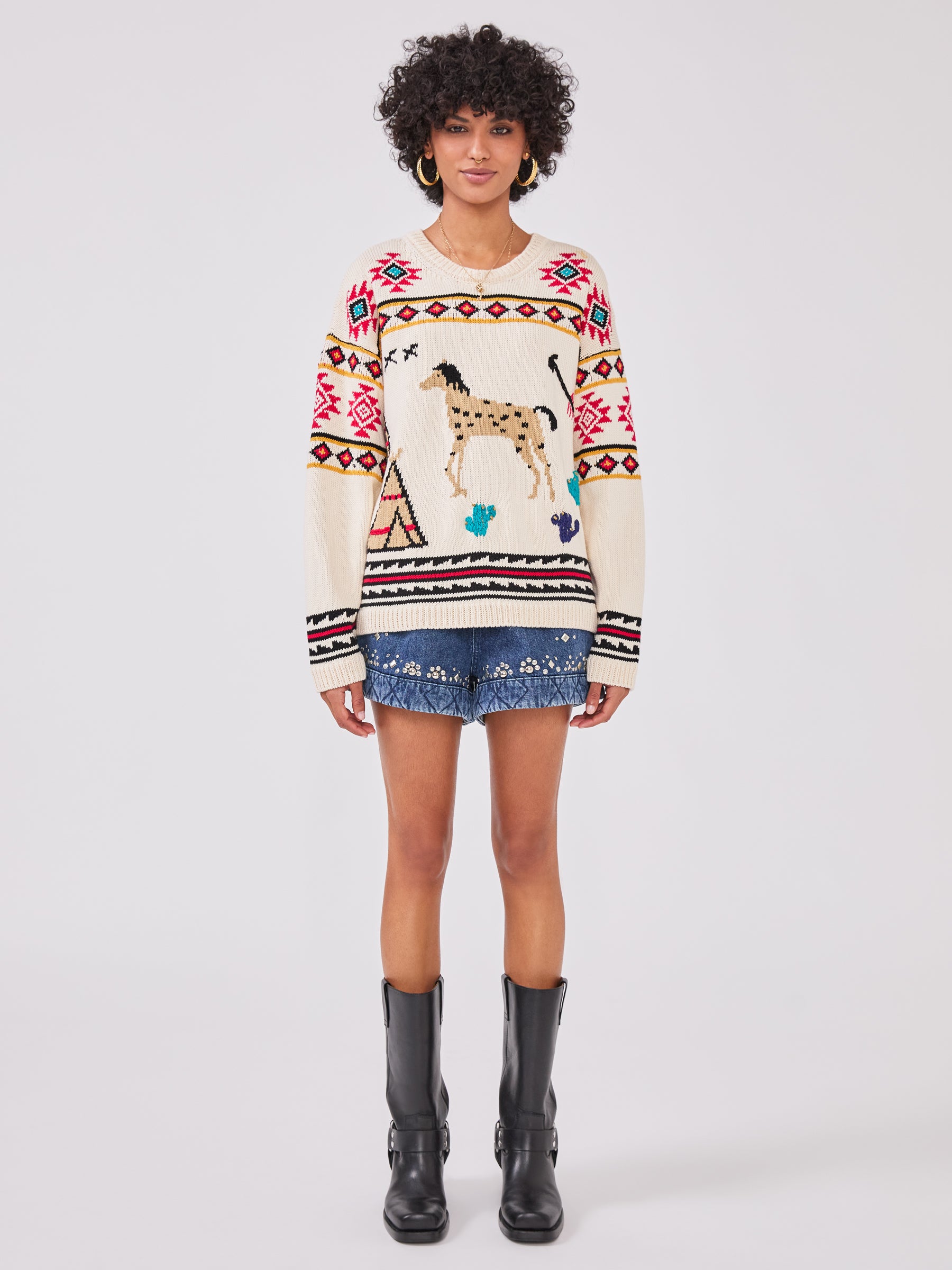 Nomadic Tapestry Jumper Cream
