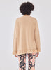 Cashmere Fringe V Neck Jumper Camel