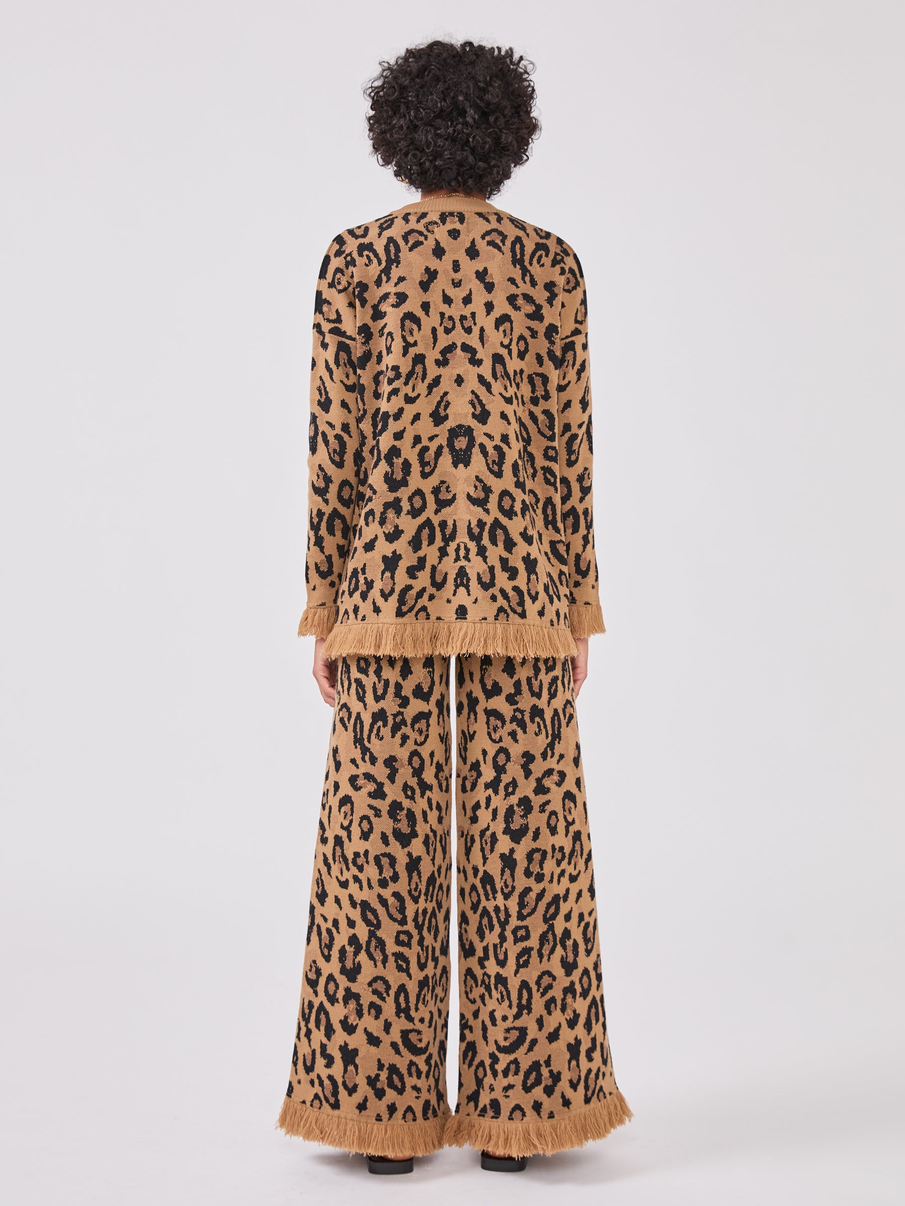 Cosmic Cat Knitted Trouser