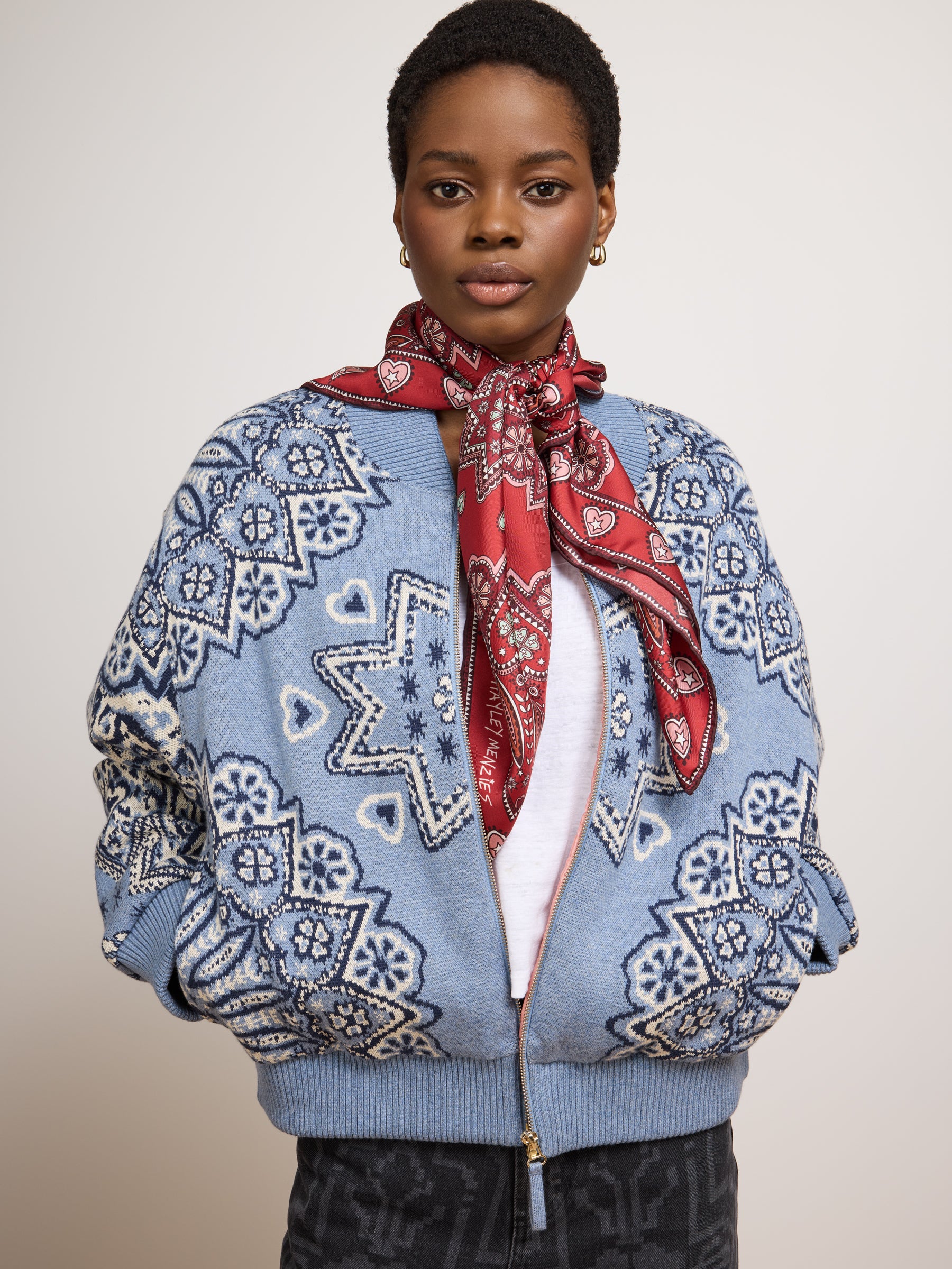 Dalton Bomber Blue – Hayley Menzies
