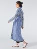 Dalton Cotton Jacquard Duster Blue