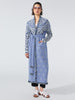 Dalton Cotton Jacquard Duster Blue