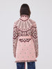 Dalton Cotton Jacquard Cardigan Pink