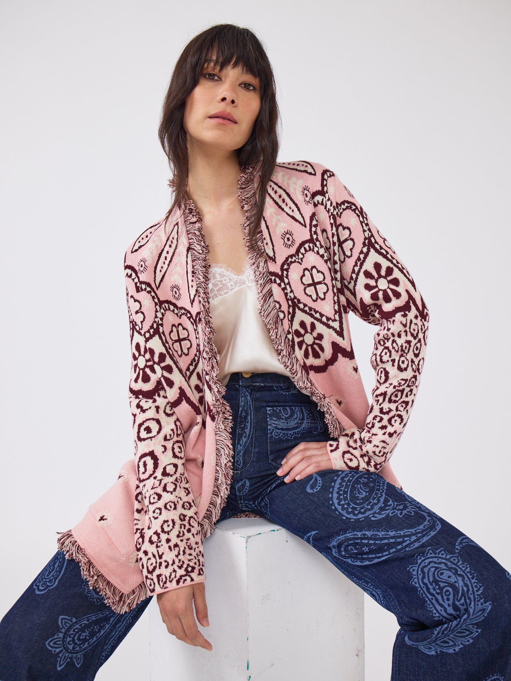 Dalton Cardigan Pink