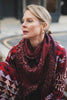 Dalton Cashmere Wool Scarf Red