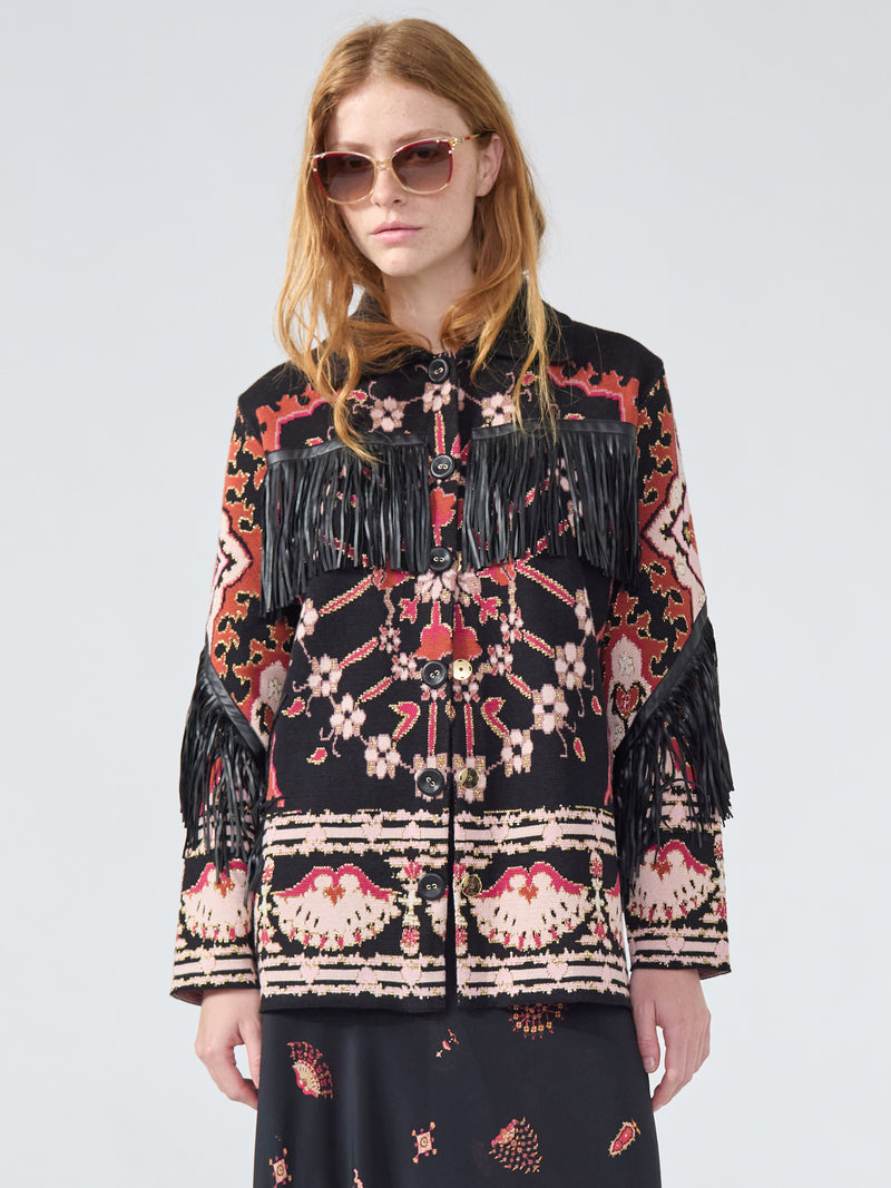 Dylan Cotton Jacquard Jacket