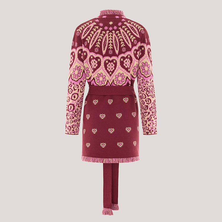 Dalton Cardigan Burgundy