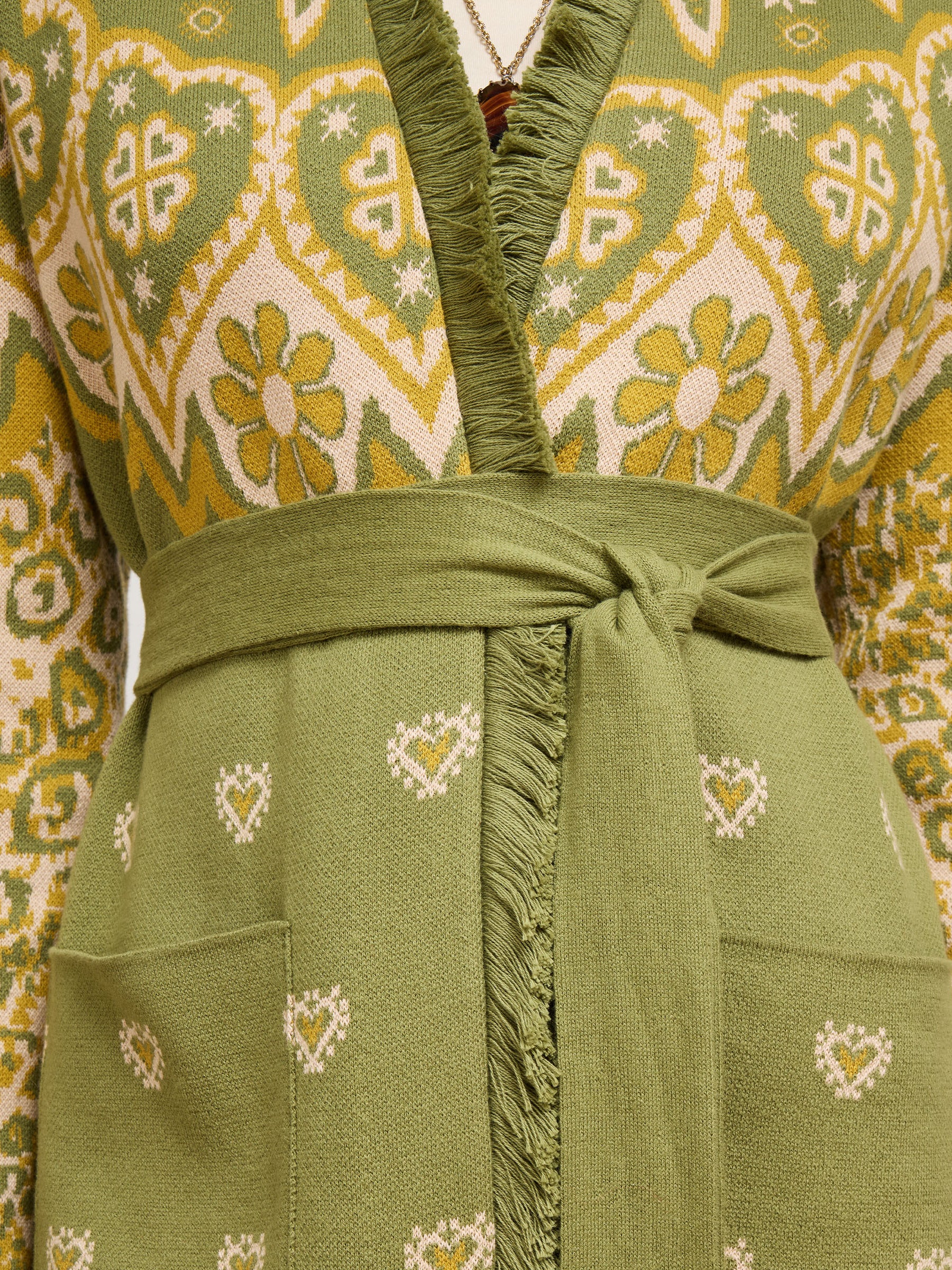 Dalton Cardigan Green