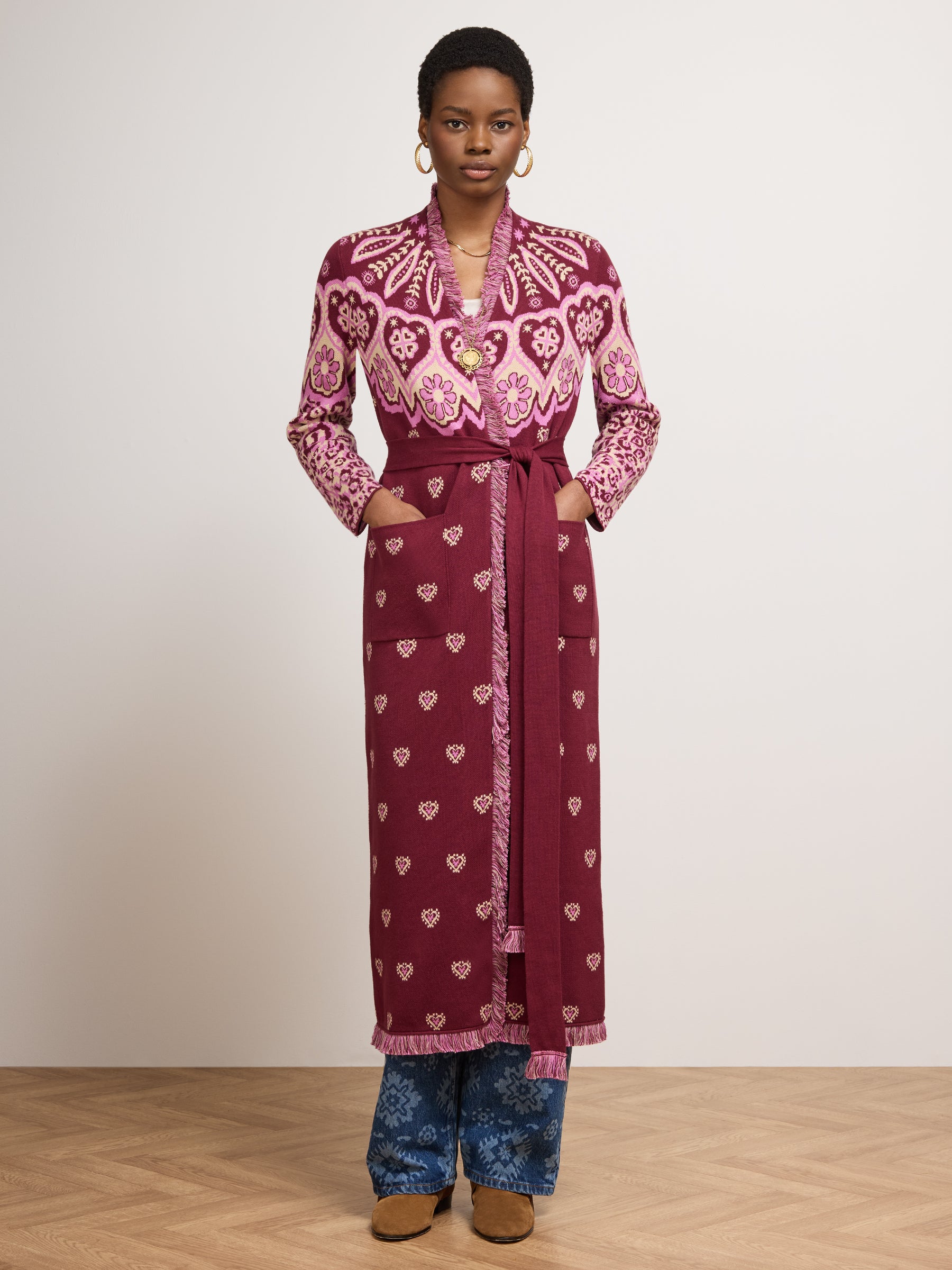 Dalton Duster Burgundy