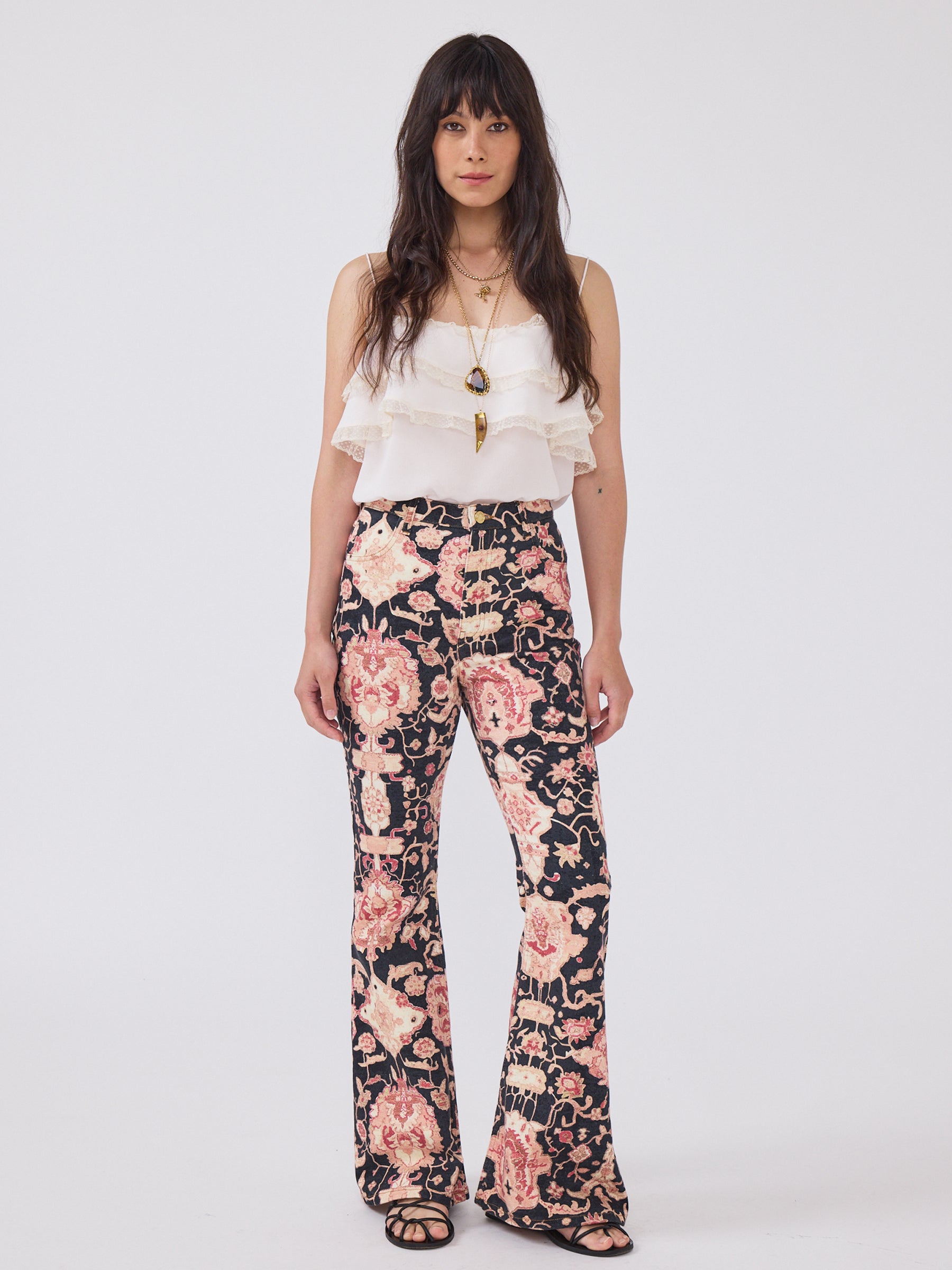 Desert Loom Flare Jeans Black