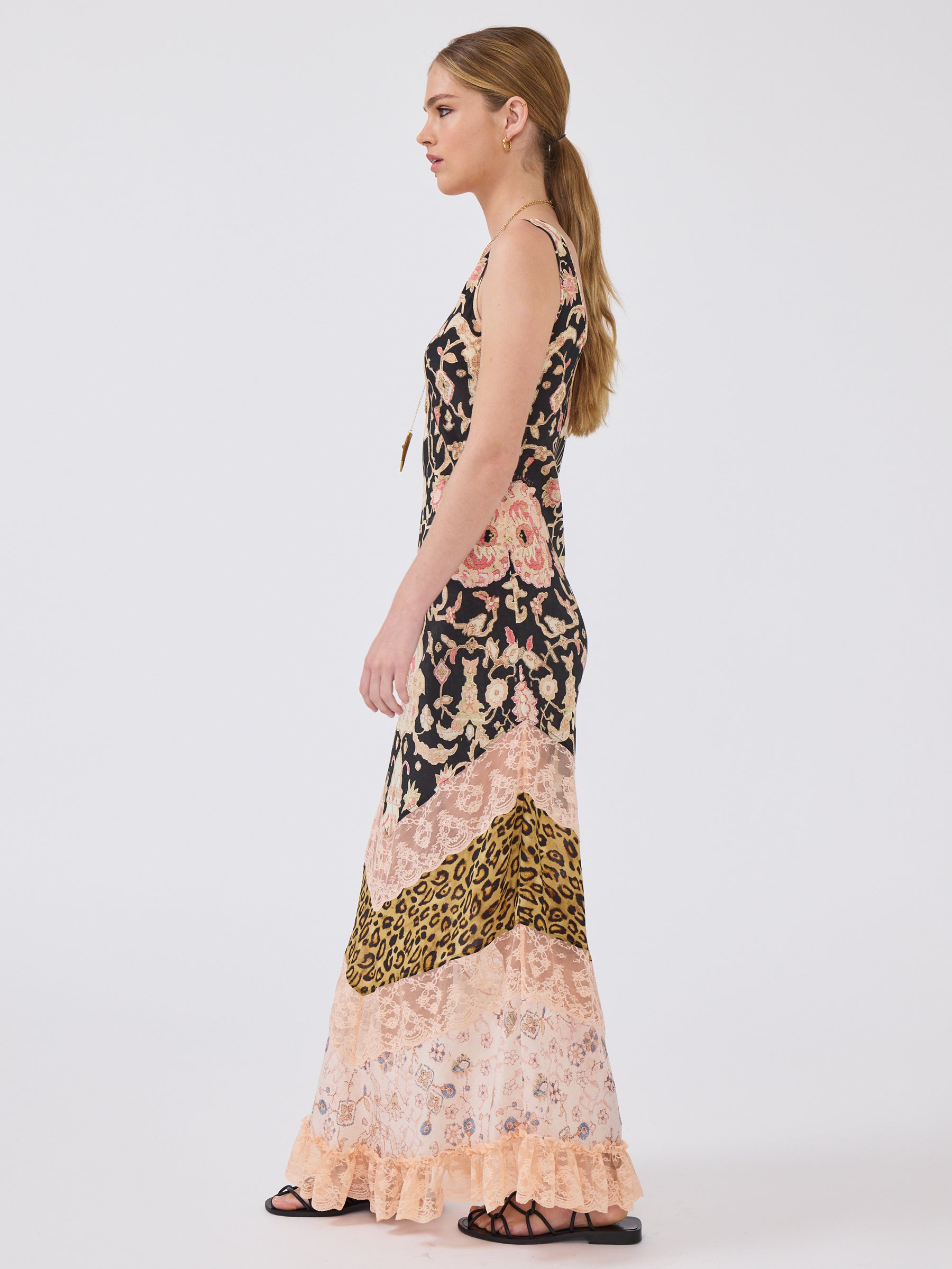 Desert Loom Silk Dress Multi