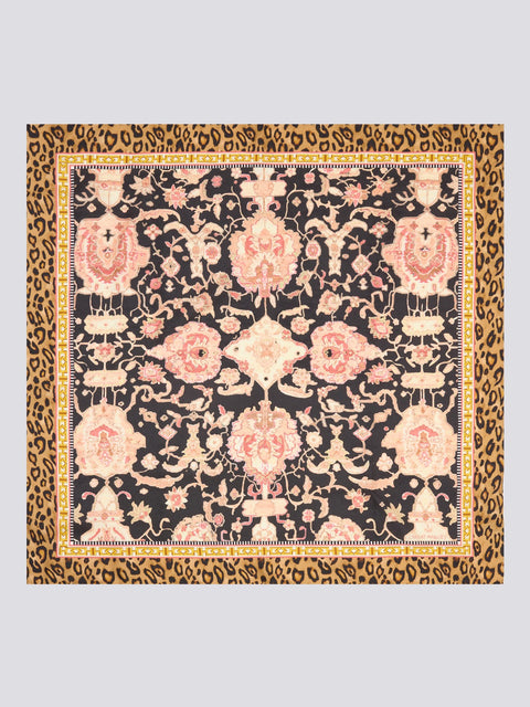 Desert Loom Silk Scarf Black