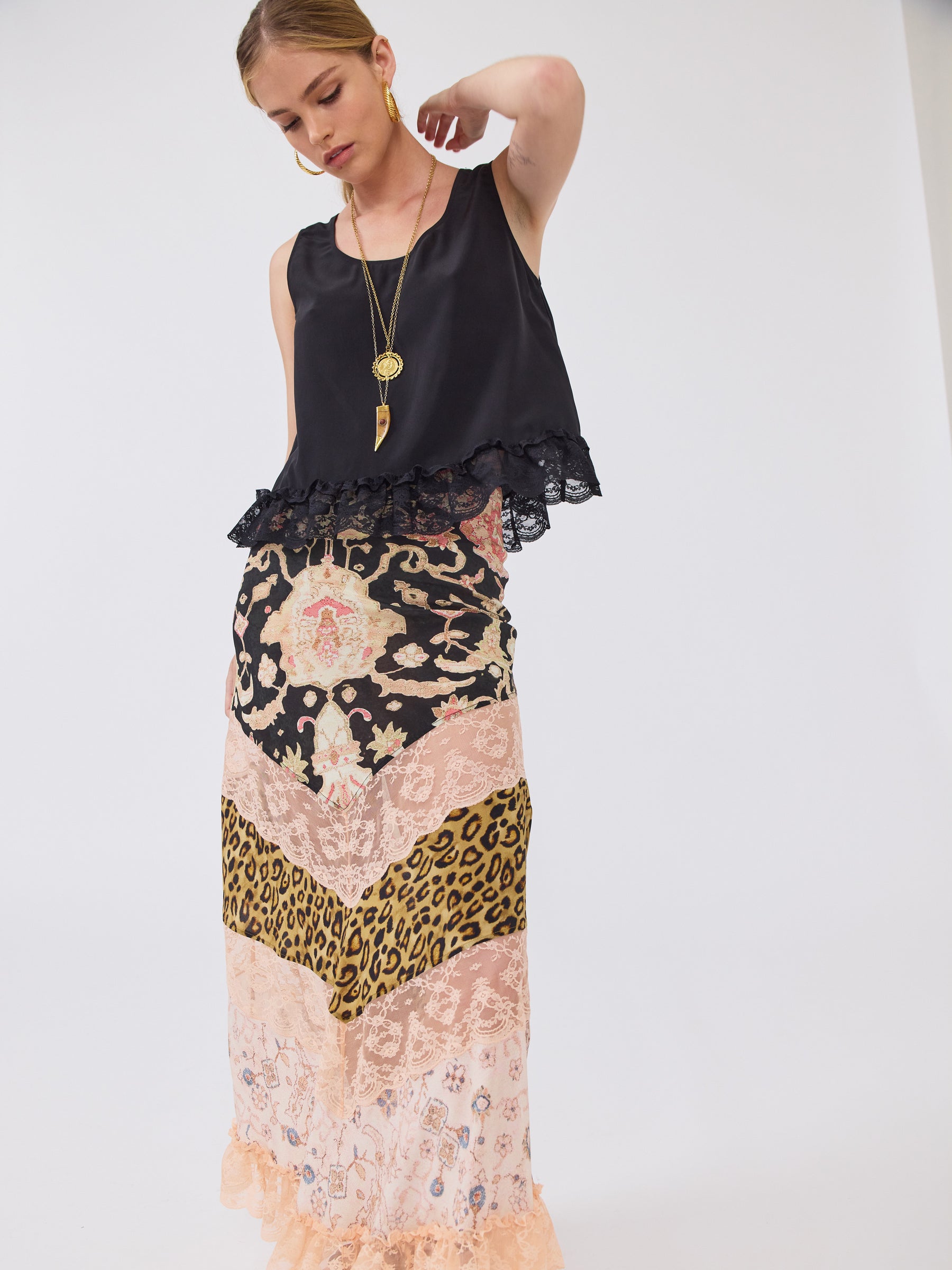 Desert Loom Silk Skirt Multi