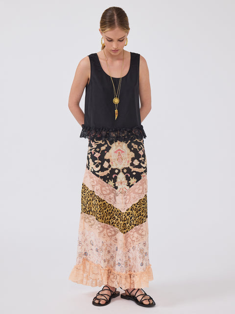 Desert Loom Silk Skirt Multi