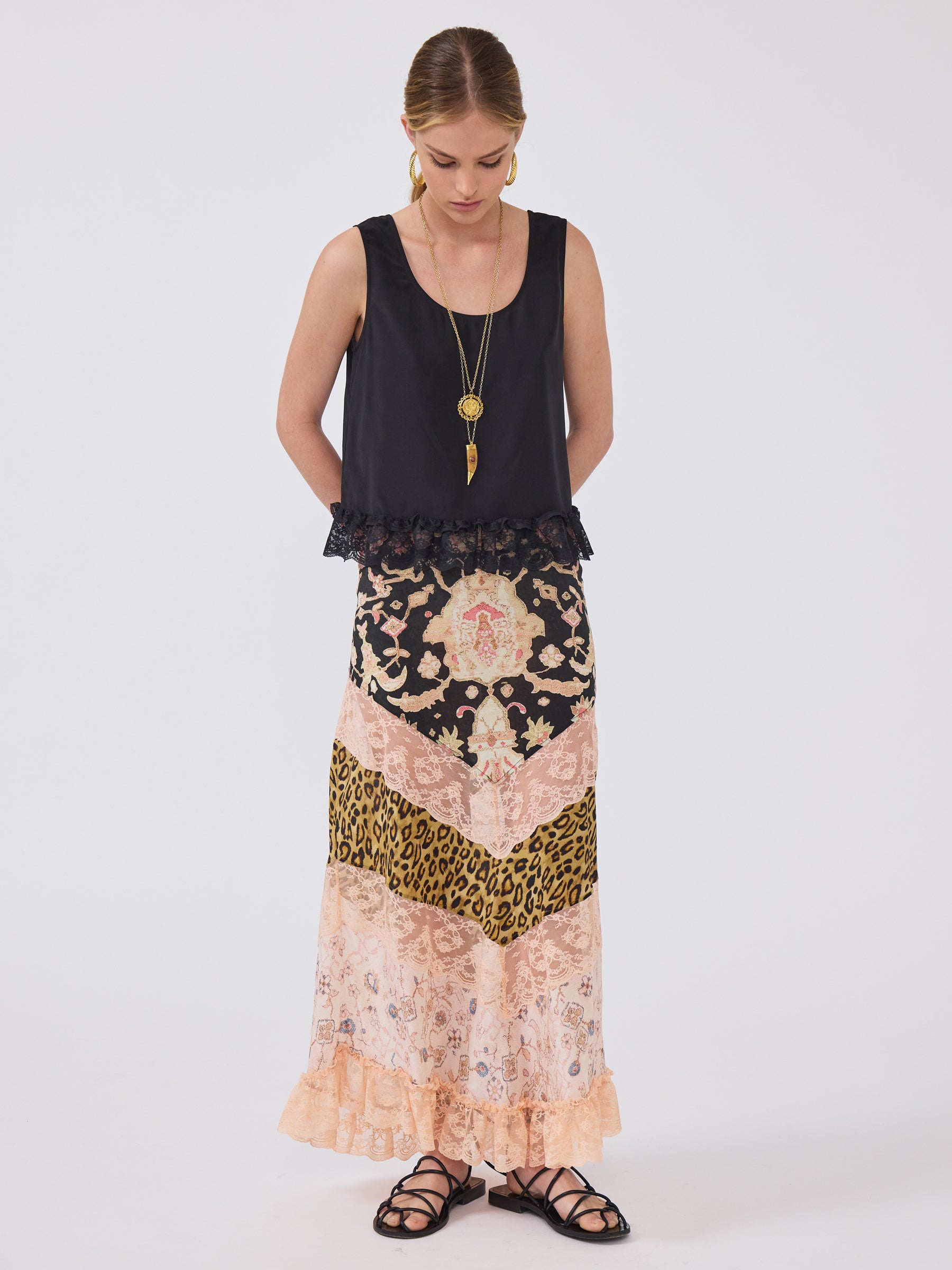 Desert Loom Silk Skirt Multi