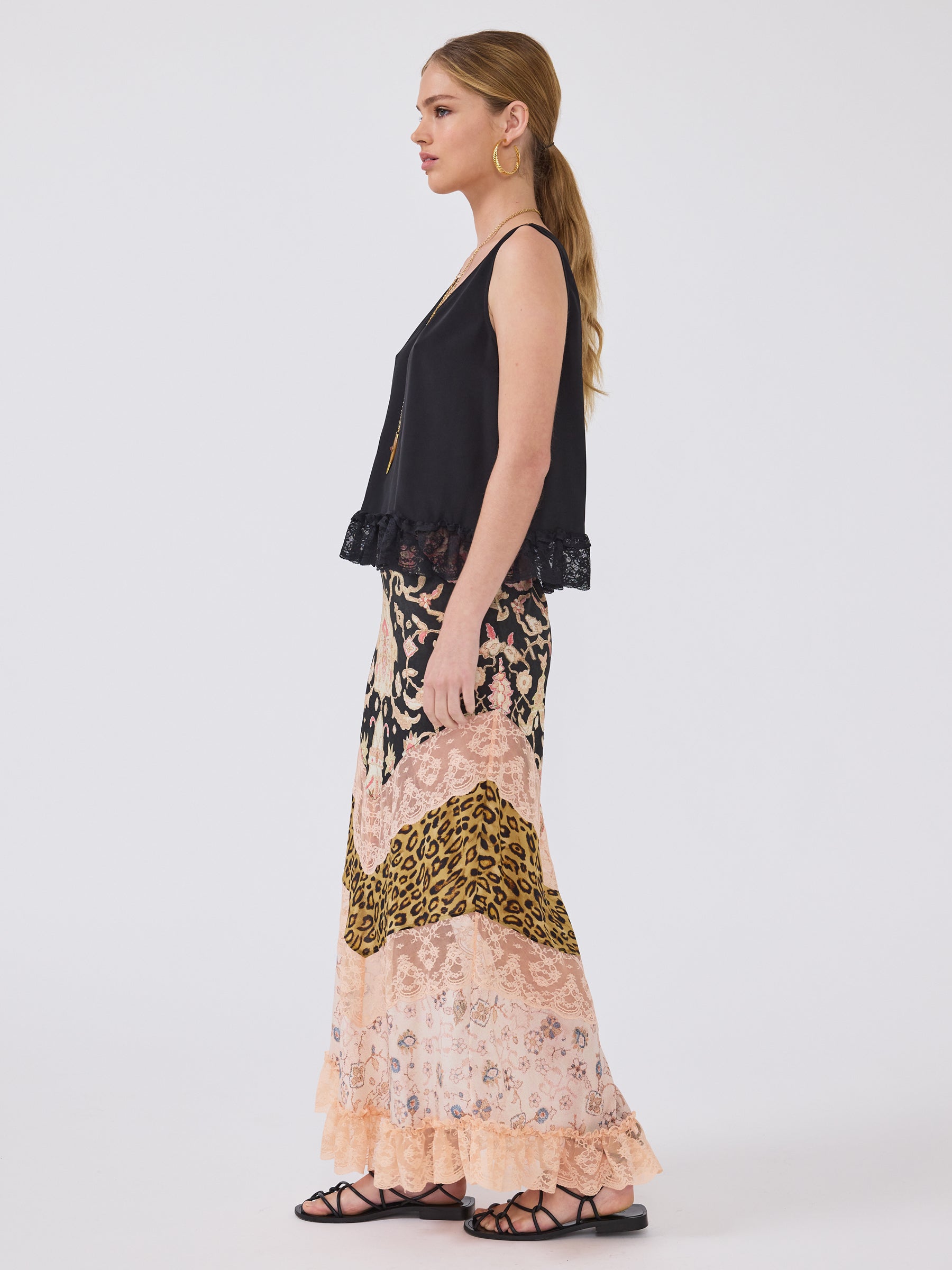 Desert Loom Silk Skirt Multi