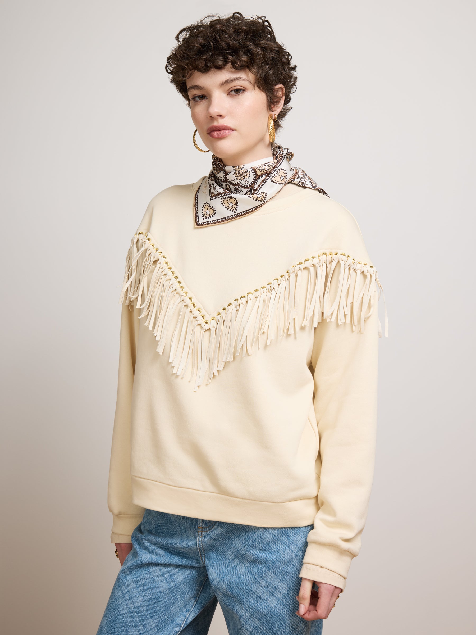 Sabina Sweatshirt Ecru