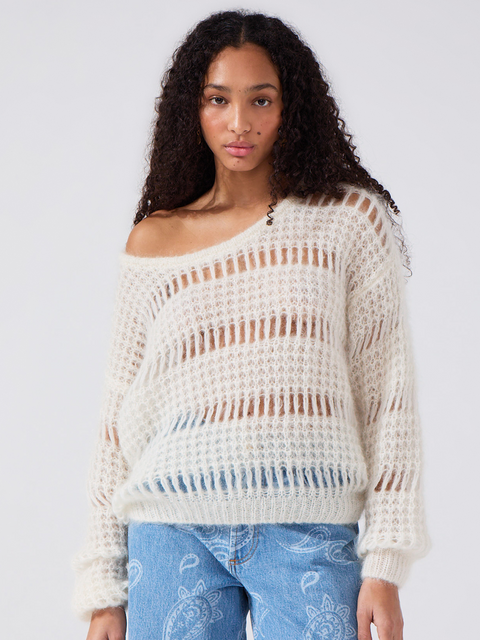 Gwen Alpaca Jumper Cream