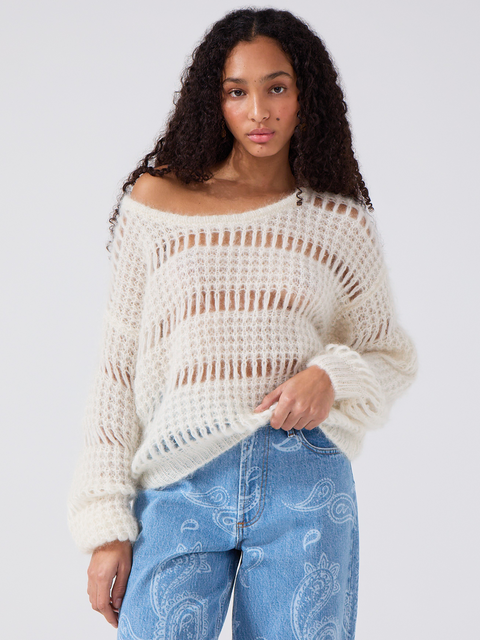 Gwen Alpaca Jumper Cream
