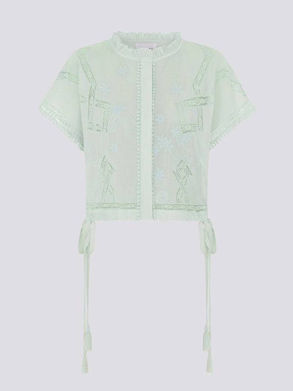 Grace Top Mint