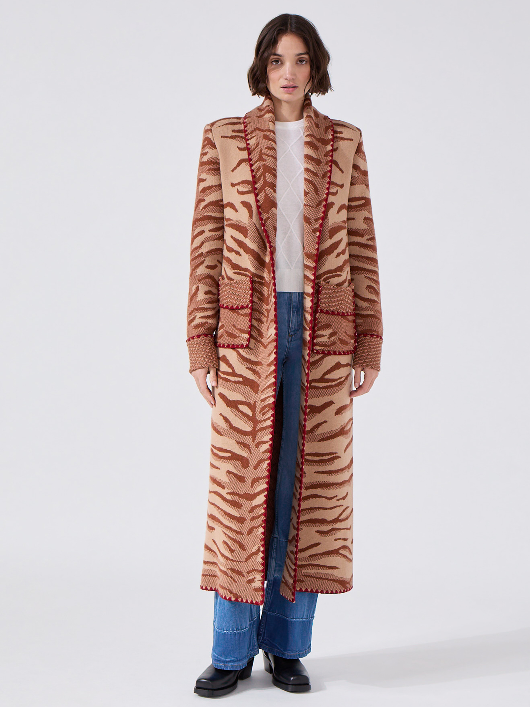 Henri Merino Coat Camel