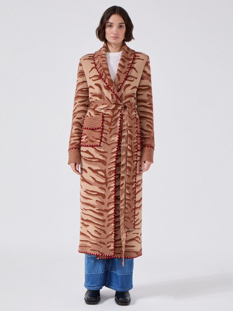 Henri Merino Coat Camel