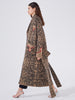 Hari Merino Jacquard Smoking Robe Camel