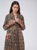 Hari Merino Jacquard Smoking Robe Camel