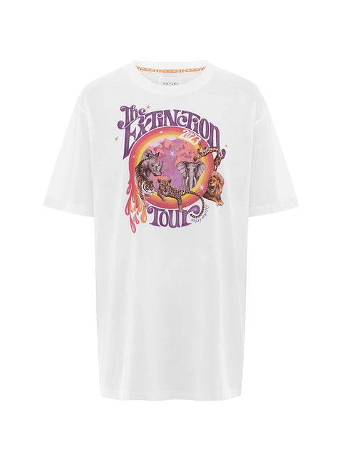 Extinction Tour Charity T-Shirt White Womens